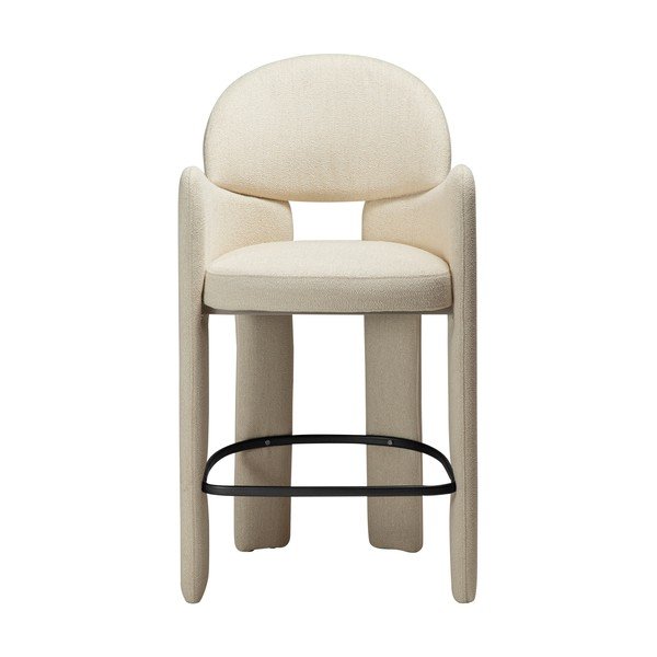 Béžová barová židle (výška sedáku 68,5 cm) Aole – DAN-FORM Denmark-image-2