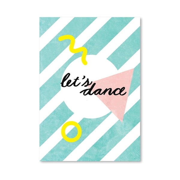 Plakát Lets Dance, 30x42 cm