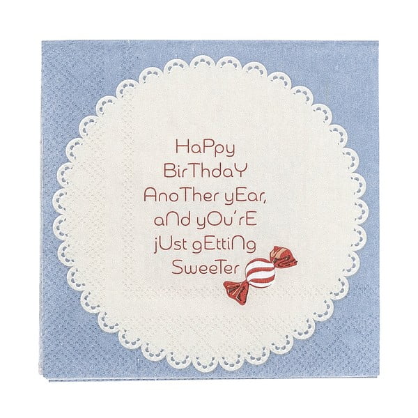 Papírové ubrousky v sadě 20 ks Oscar – Bloomingville Mini-image-2