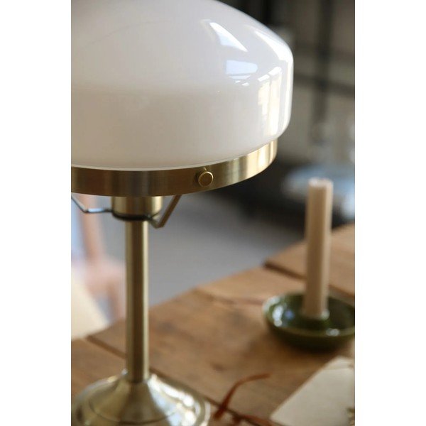 Krémová/v mosazné barvě stolní lampa (výška 39 cm) Aurelia – Markslöjd-image-2