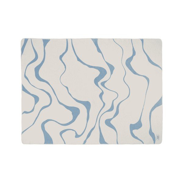 Modrá/krémová deka 150x200 cm Felu – noo.ma-image-3