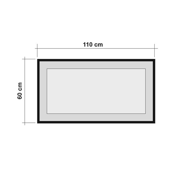 Nástěnné zrcadlo Simply, 110 x 60 cm-image-1