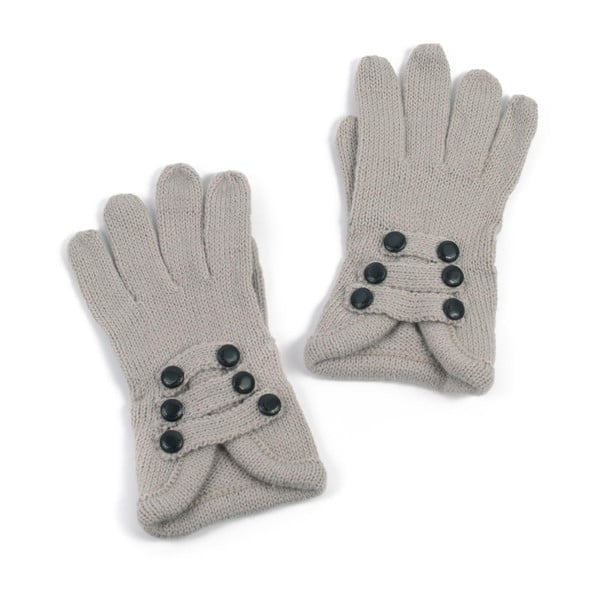 Světle šedé dámské rukavice Art of Polo Pamela