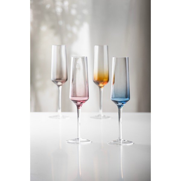 Skleničky na sekt v sadě 4 ks 240 ml Prism – Ladelle-image-1
