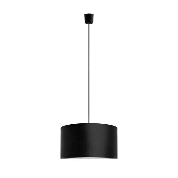 Stropní lampa Tres, černá, průměr 36 cm