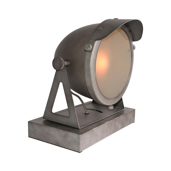 Šedá stolní lampa LABEL51 Cap