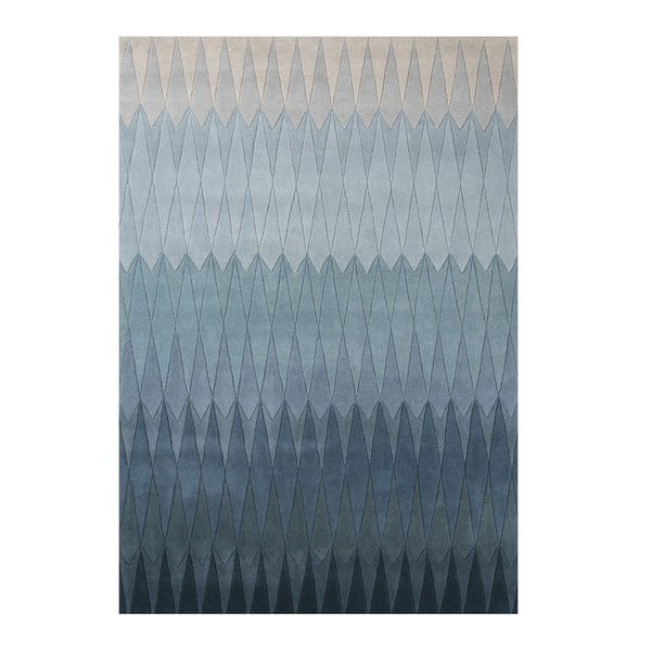 Vlněný koberec Acacia Blue, 140x200 cm