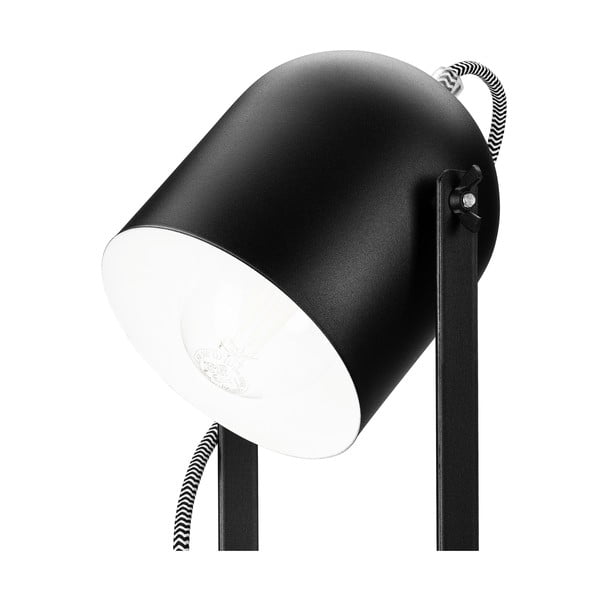 Černá stolní lampa - LAMKUR-image-3