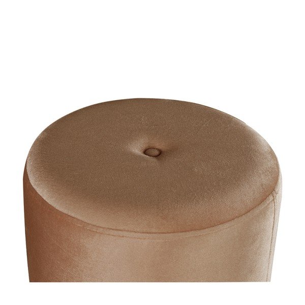Hnědý puf JohnsonStyle Ellen Magic Velvet, ⌀ 40 cm-image-2