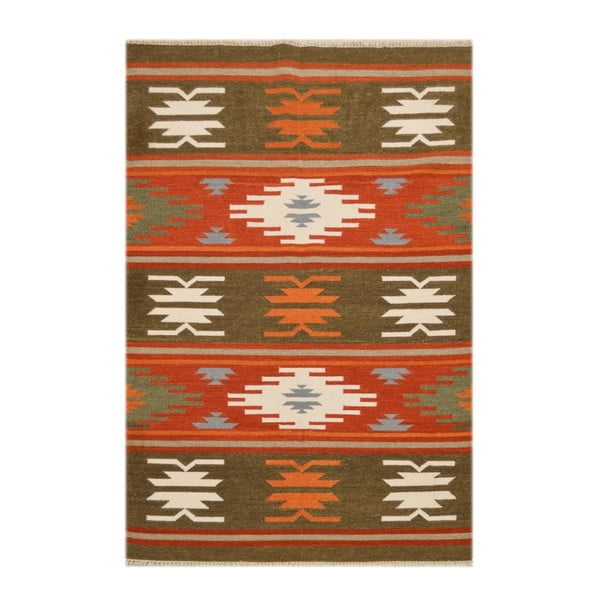 Ručně tkaný koberec Kilim Manasi, 200x140cm