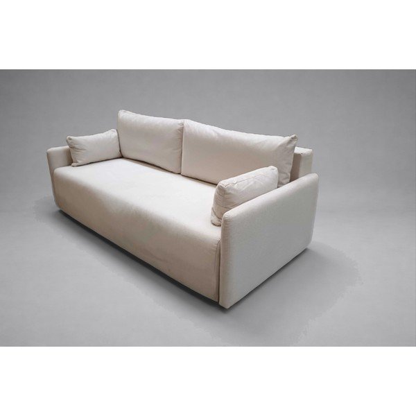 Béžová rozkládací/s úložným prostorem pohovka 211 cm Marcel - II. jakost – Bobochic Paris-image-3