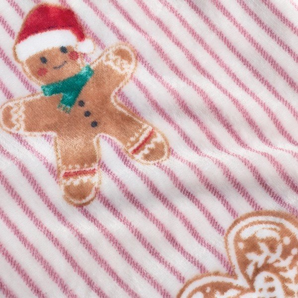 Dekorační polštář s vánočním motivem 30x50 cm Christmas Gingerbread Stripe – Catherine Lansfield-image-2