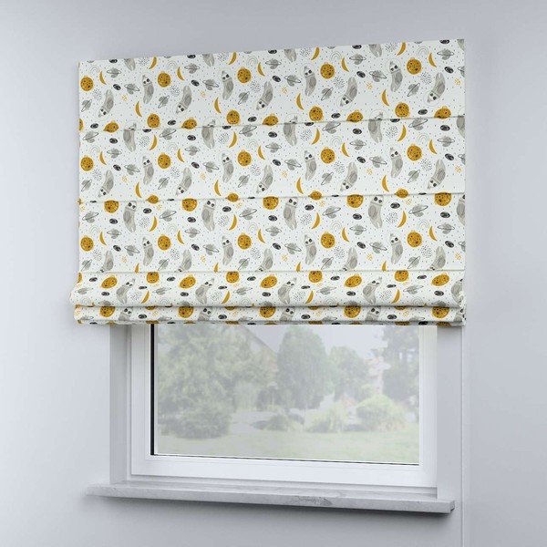 Žluto-bílá dětská roleta 170x160 cm Magic - Yellow Tipi-image-1