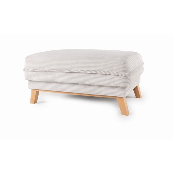 Béžová manšestrová podnožka Tori – Bonami Selection-image-2