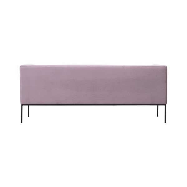 Půdrově růžová sametová pohovka Windsor & Co Sofas Neptune, 195 cm-image-4