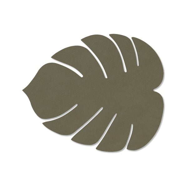 Prostírání z eko kůže 22x26 cm Monstera Leaf Nupo – LIND DNA