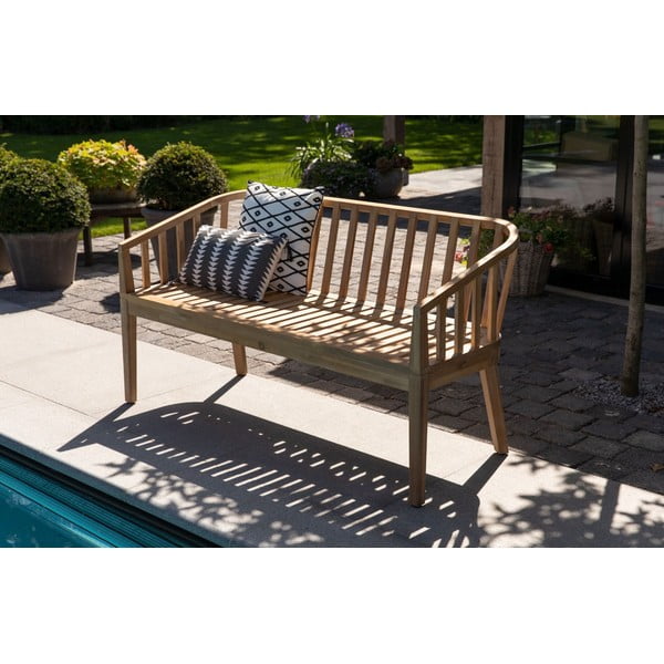 Zahradní lavice z akáciového dřeva Exotan Lilly, délka 150 cm-image-2