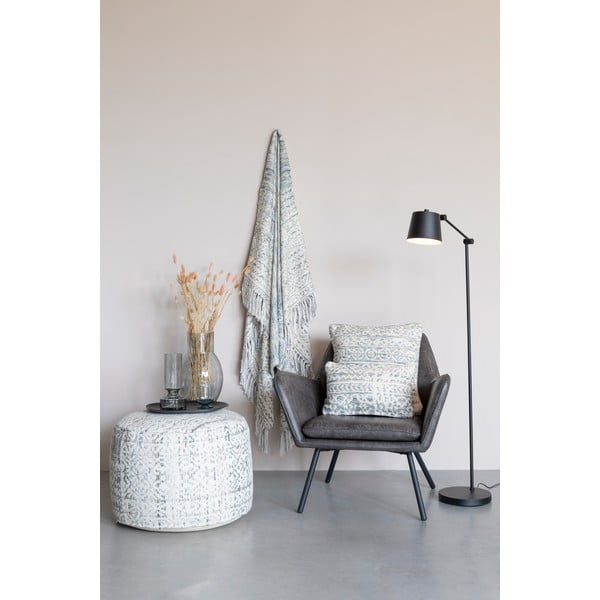 Barevný polštář White Label Liv Blue, 30 x 50 cm-image-3