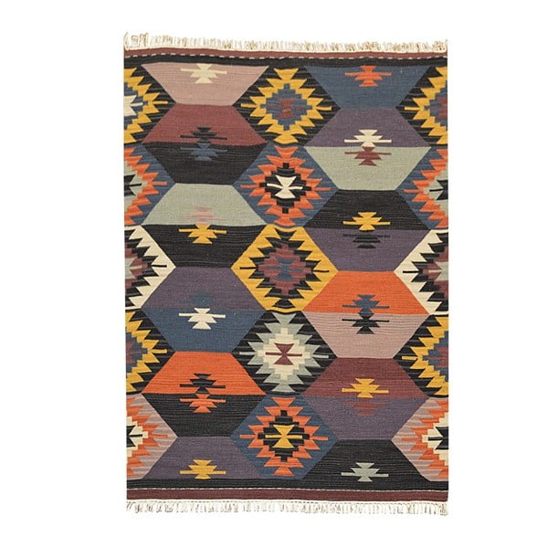 Ručně tkaný koberec Kilim Ehdi, 125x185 cm