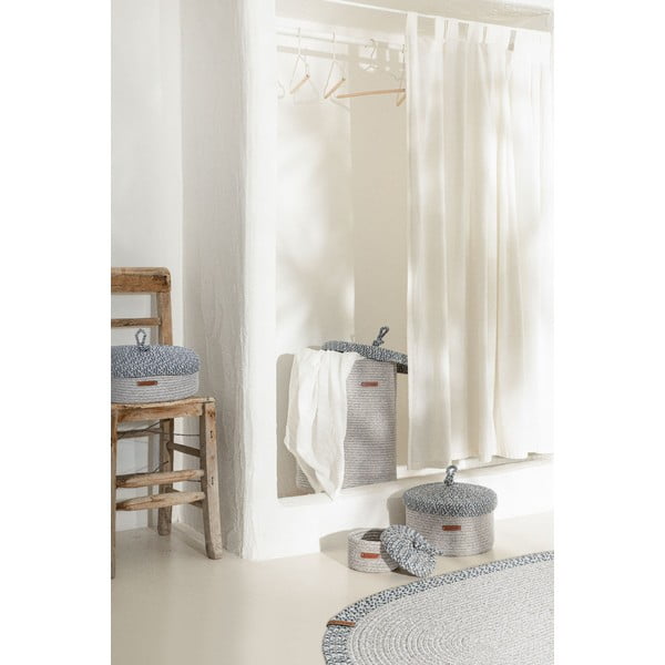 Látkový dekorativní úložný box s víkem – Mioli Decor-image-1