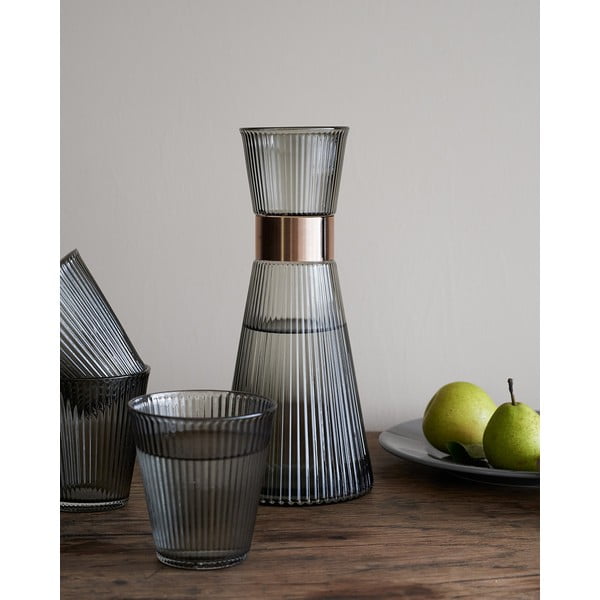 Šedá skleněná karafa 1 l Grand Cru Nouveau – Rosendahl-image-1