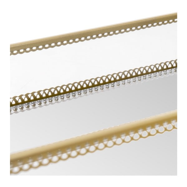 Kovové dekorační tácy v sadě 2 ks 14x24 cm – Casa Selección-image-2