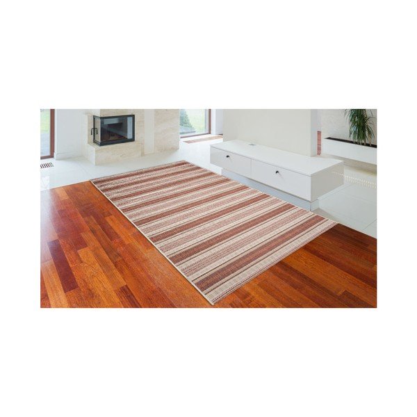 Béžovo-červený venkovní koberec Floorita Riga, 135 x 190 cm-image-3