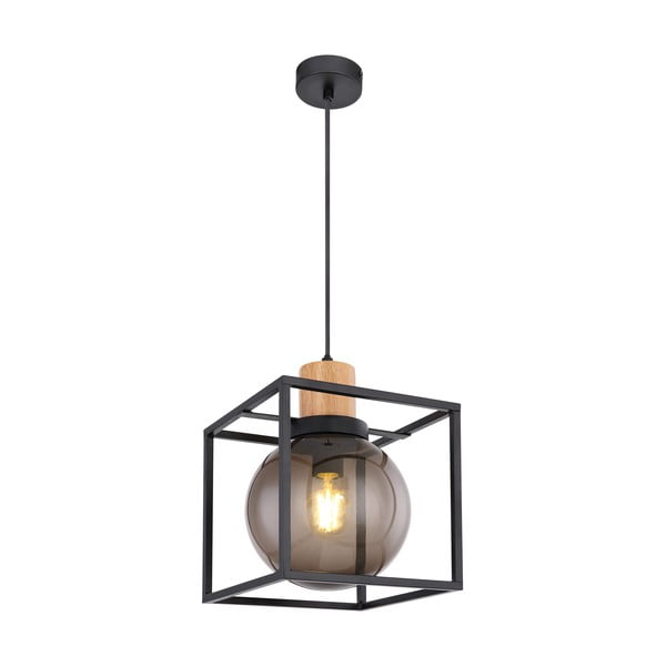 Černé závěsné svítidlo 19x19 cm Retro 2 – Candellux Lighting-image-2