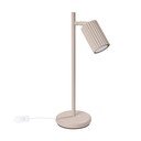 Taupe kovová stolní lampa (výška 43 cm) Gleam – Sollux