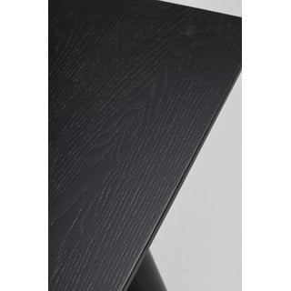 Černý jídelní stůl Rowico Lotta, 140 x 90 cm