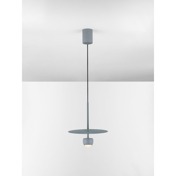 Šedomodré hliníkové LED závěsné svítidlo ø 30 cm Edem – Nova Luce-image-4