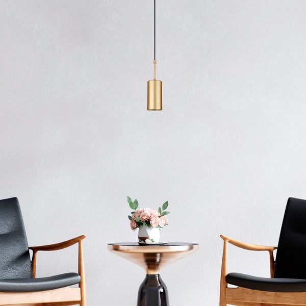 Závěsné svítidlo ve zlaté barvě Squid Lighting Geo, výška 124 cm-image-2