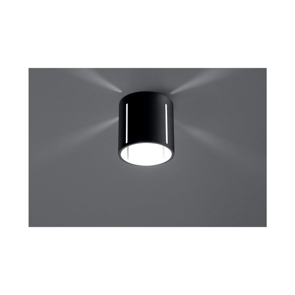 Černé stropní svítidlo Sollux Vulco-image-2