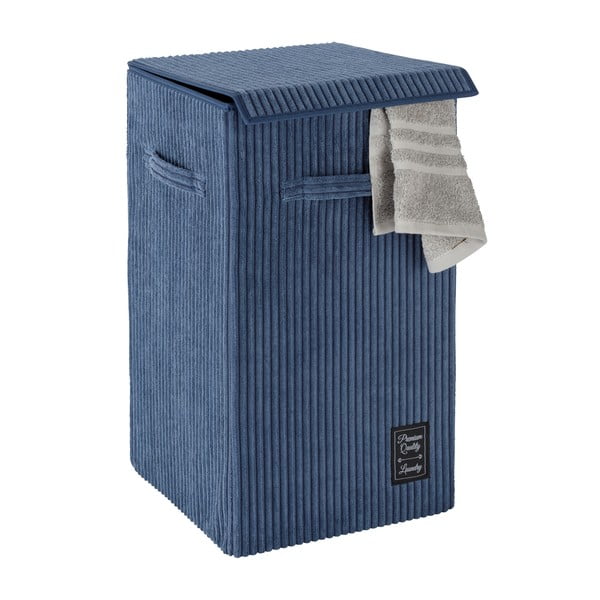 Modrý koš na prádlo Wenko Cora, objem 63 l-image-2