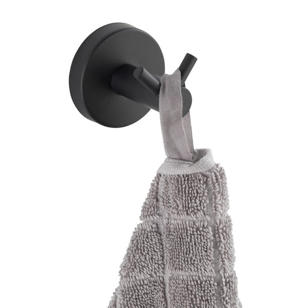 Matně černý nástěnný háček z nerezové oceli Bosio – Wenko-image-3