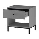 Šedý noční stolek Celine – Støraa