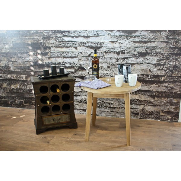 Hnědá vinotéka na 9 lahví, 46x58 cm – Deco Pleasure-image-3