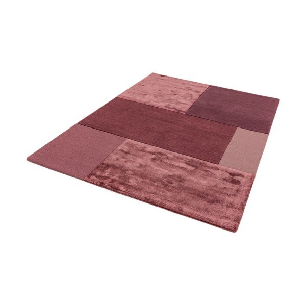 Tmavě růžový koberec Asiatic Carpets Tate Tonal Textures, 120 x 170 cm-image-2