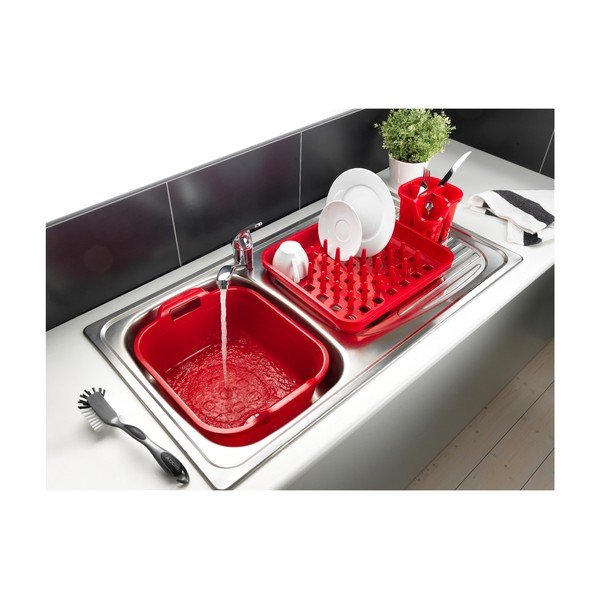 Červený odkapávač na příbory Addis Signature-image-1
