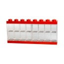 Červená sběratelská skříňka na 16 minifigurek LEGO®