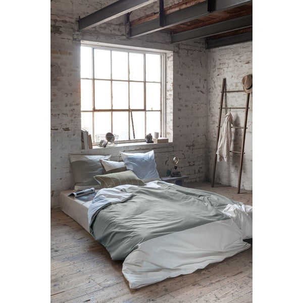 Khaki prodloužené povlečení na jednolůžko z bavlněného perkálu 140x220 cm Colore – Mette Ditmer Denmark-image-2