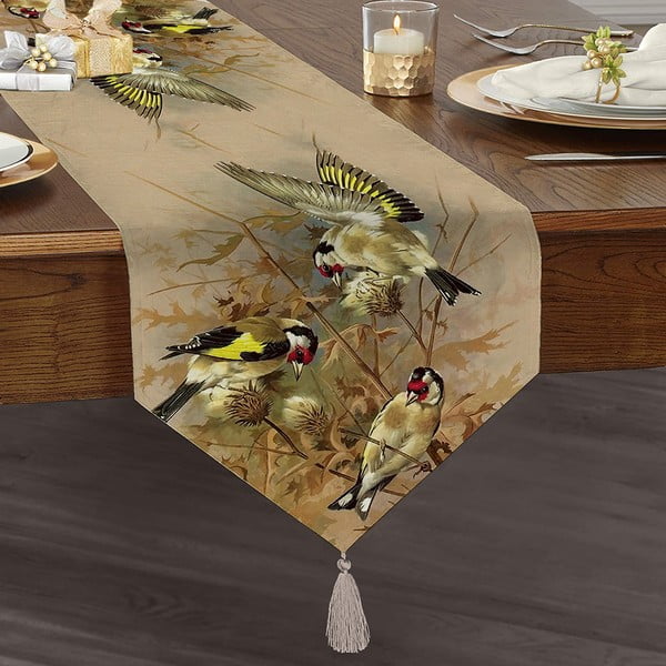 Běhoun na stůl 45x140 cm Yellow Bird – Mila Home-image-2