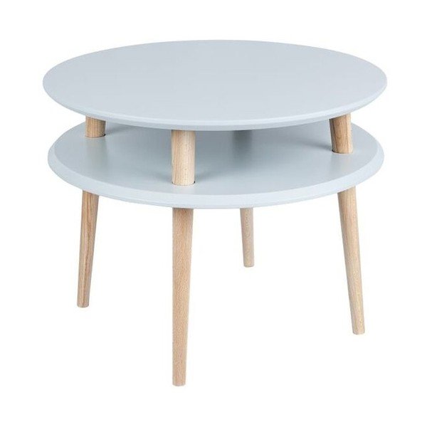 Konferenční stolek UFO 45x57 cm, šedý