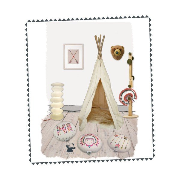 Dětský sedací pufík Coussin Nattiot Arrow-image-2