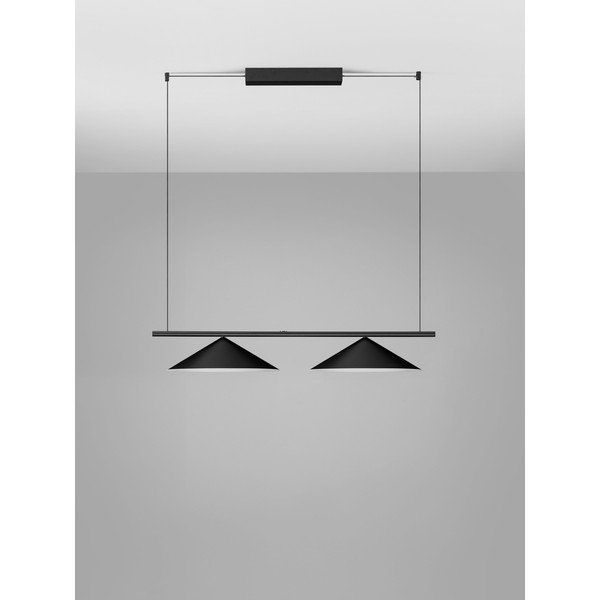 Matně černé hliníkové LED závěsné svítidlo Lui – Nova Luce-image-4