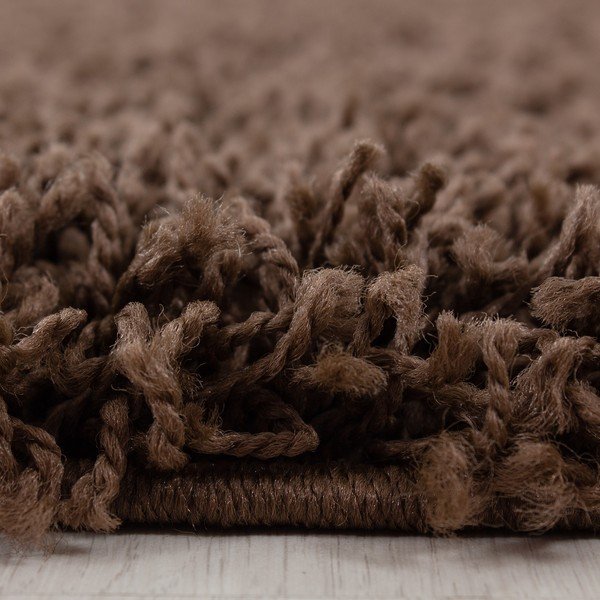 Tmavě hnědý kulatý koberec ø 160 cm Life – Ayyildiz Carpets-image-2