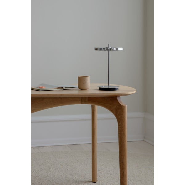 LED stmívatelná stolní lampa ve stříbrné barvě s kovovým stínidlem (výška 31 cm) Asteria Move – UMAGE-image-3