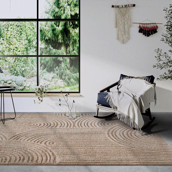 Béžový koberec 200x280 cm Chappe Beige – Elle Decoration-image-1