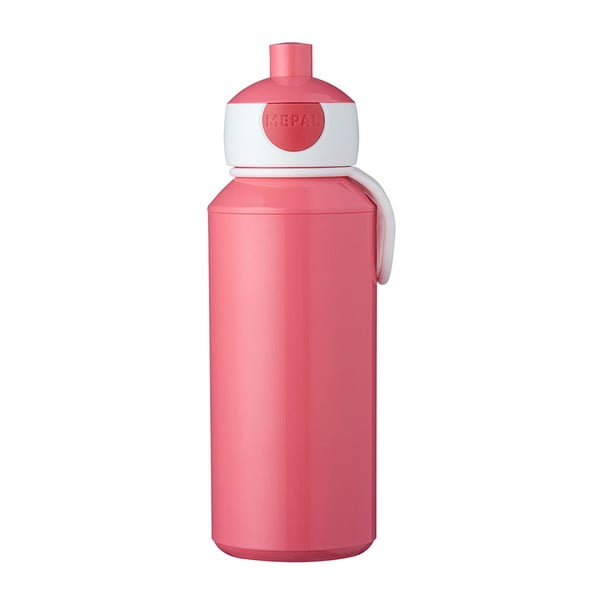 Růžová láhev na vodu Mepal Pop-Up, 400 ml