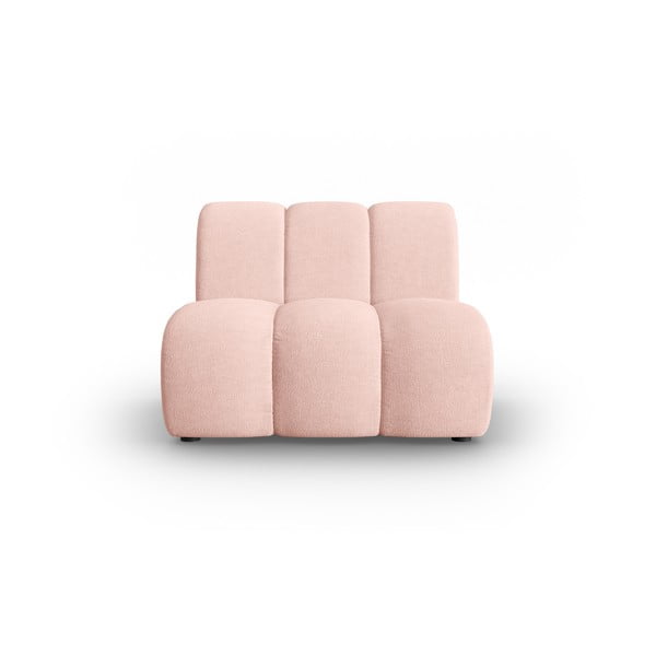 Růžový modul pohovky Lupine – Micadoni Home